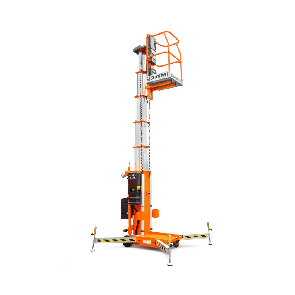Product afbeelding: Mobiele werkkooi met telescoop hefmast Snorkel UL25 AC, draagvermogen 159 kg, werkhoogte max. 9,6 m