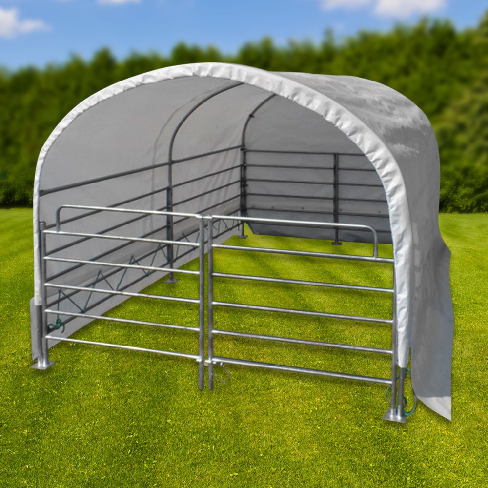 Produktabbildung Nr. 2: Mobiler Unterstand, inkl. Gatter, Grundfläche HxBxT 1.700 x 2.000 x 3.000 mm