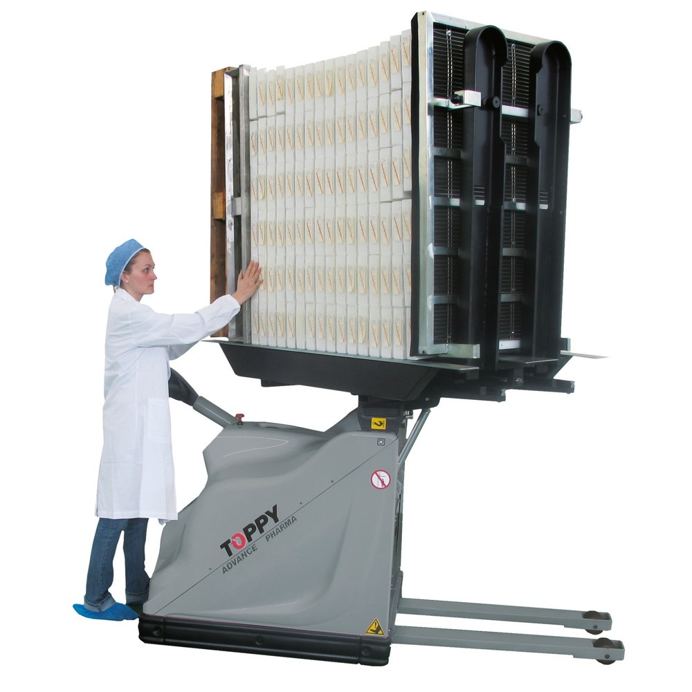 Zdjęcie produktu nr 7: Mobilna obrotnica palet, otwór 760–1620 mm, udźwig 1000 kg
