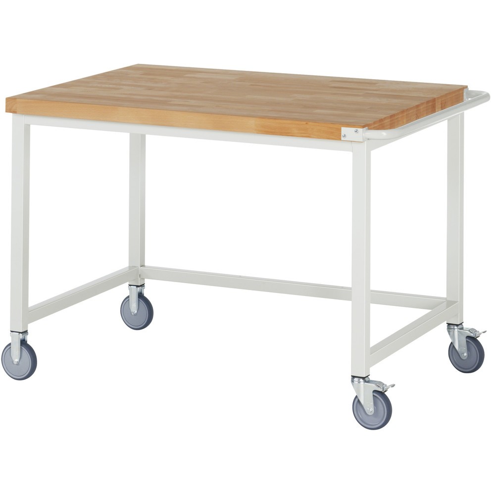 Obrázek produktu: Mobilní pracovní stůl RAU řada 8000, VxŠxH 880-1080 x 1 250 x 900 mm