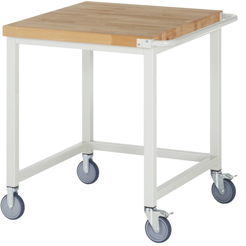Obrázek produktu: Mobilní pracovní stůl RAU řada 8000, VxŠxH 880-1080 x 750 x 900 mm