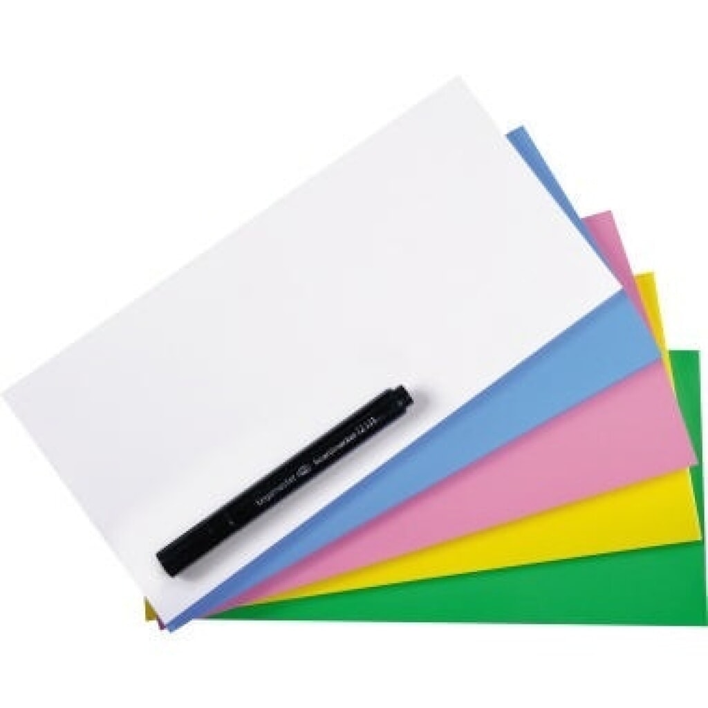 Produktabbildung: Legamaster Flipchartnotizen Magic 7-159499 10x20cm sort 500 St./Pack.
