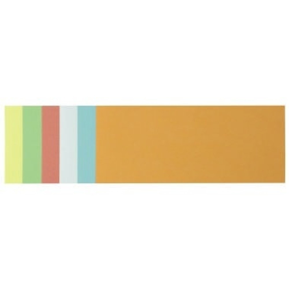 Produktabbildung: Soennecken Moderationskarte 4877 9,5x20,5cm sort. 250 St./Pack.