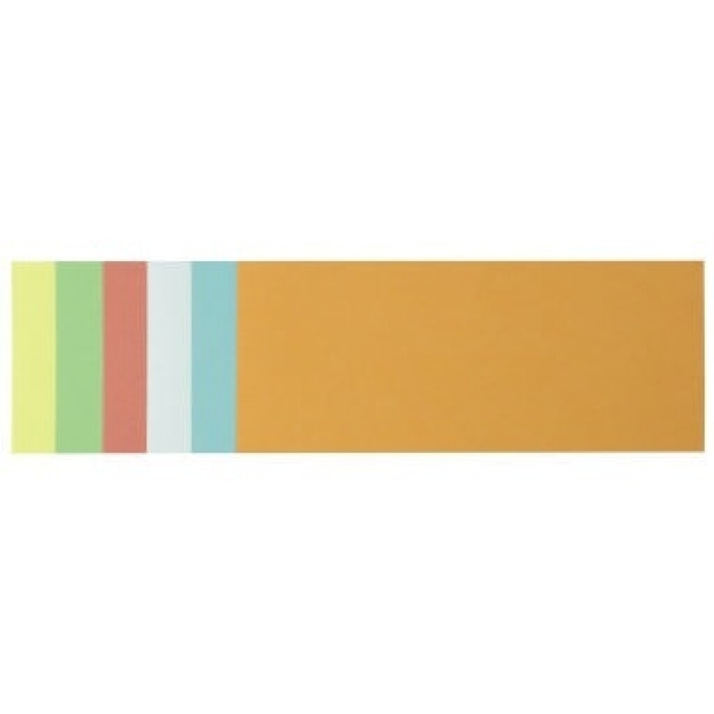 Produktabbildung: Soennecken Moderationskarte 4877 9,5x20,5cm sort. 250 St./Pack.