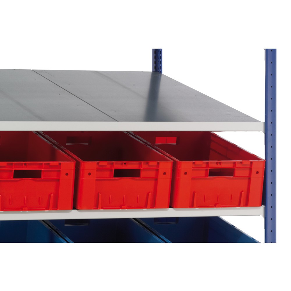 Número de imagen del producto 2: Estantería con baldas inclinadas SCHULTE, módulo adicional MULTIplus 150, 2000 x 1300 x 1200 mm
