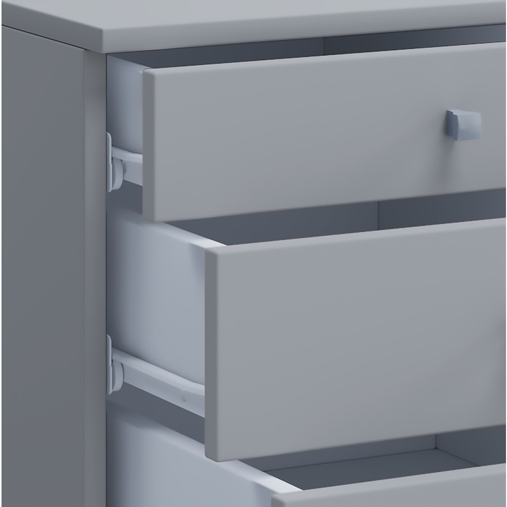 Número de imagen del producto 2: Lona - módulo con ruedas los (alto H x An x F ancho x profundidad), color gris