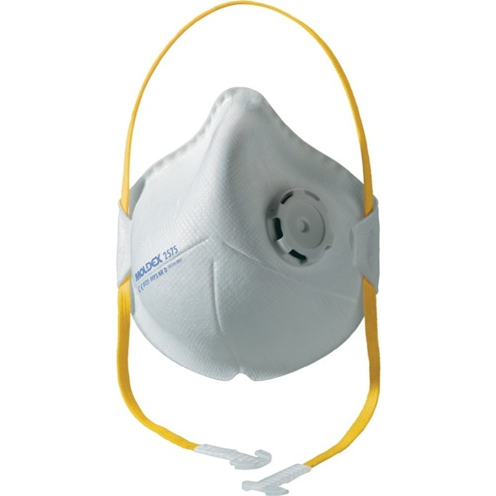 Produktabbildung: MOLDEX®Atemschutzmaske Smart Pocket® 257501, mit Ausatemventil, faltbar, FFP3 / V NR D, 10St./KT