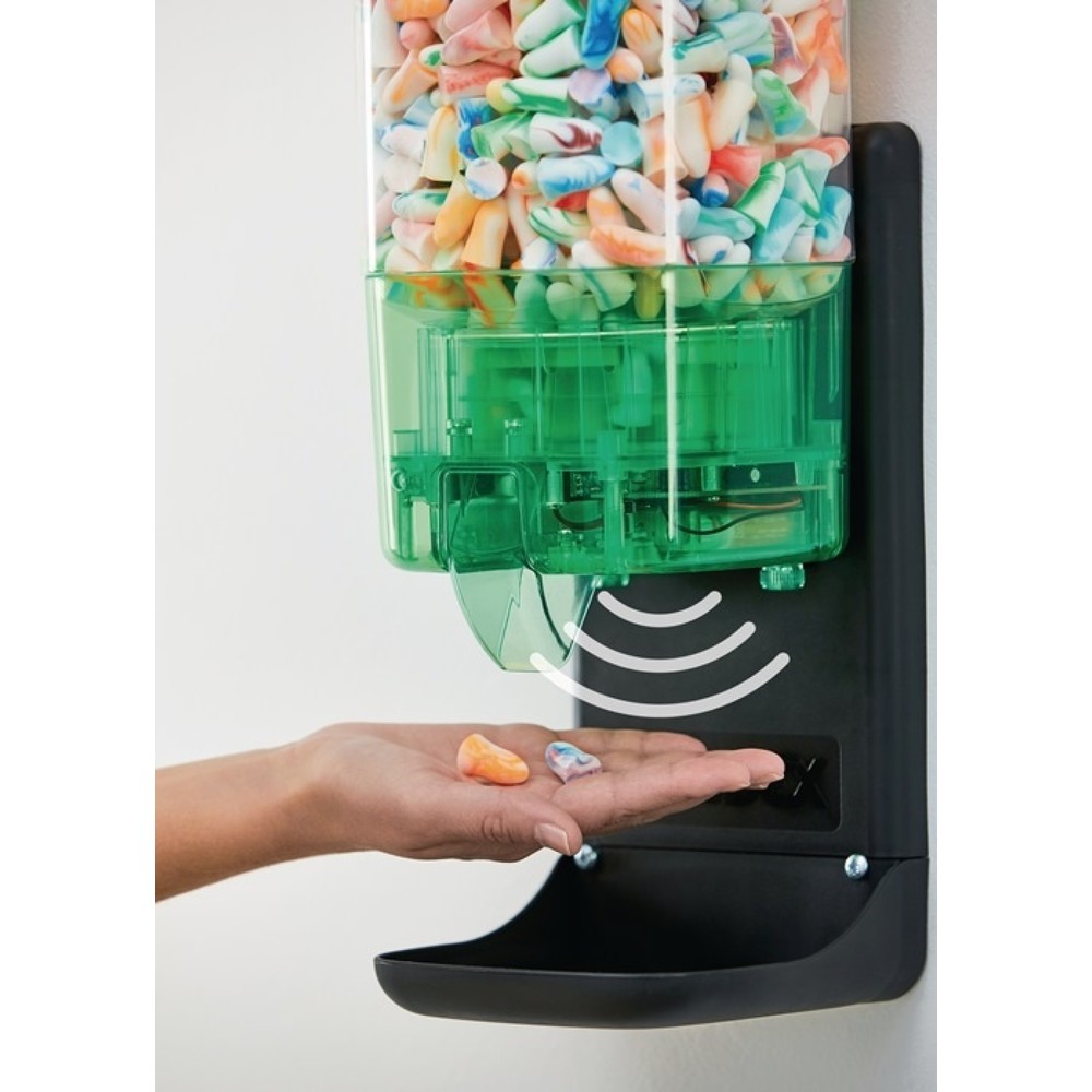 Produktabbildung Nr. 4: MOLDEX® Gehörschutzspender PlugStation TouchFree, mit Füllung Spark Plugs (500 Paar)