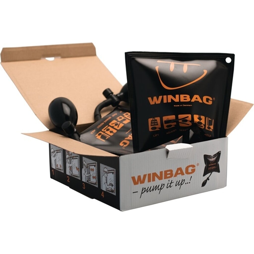 Montagekissen Winbag, Kunststoff schwarz, 135 kg, 4 Stück im Karton Produktabbildung: Montagekissen Winbag, Kunststoff schwarz, 135 kg, 4 Stück im Karton