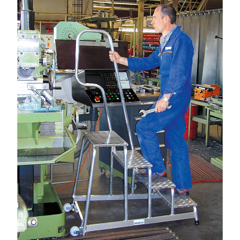 Productafbeelding nr. 4: Montagetrap KRAUSE® met transportwielen, stahoogte 0,60 m