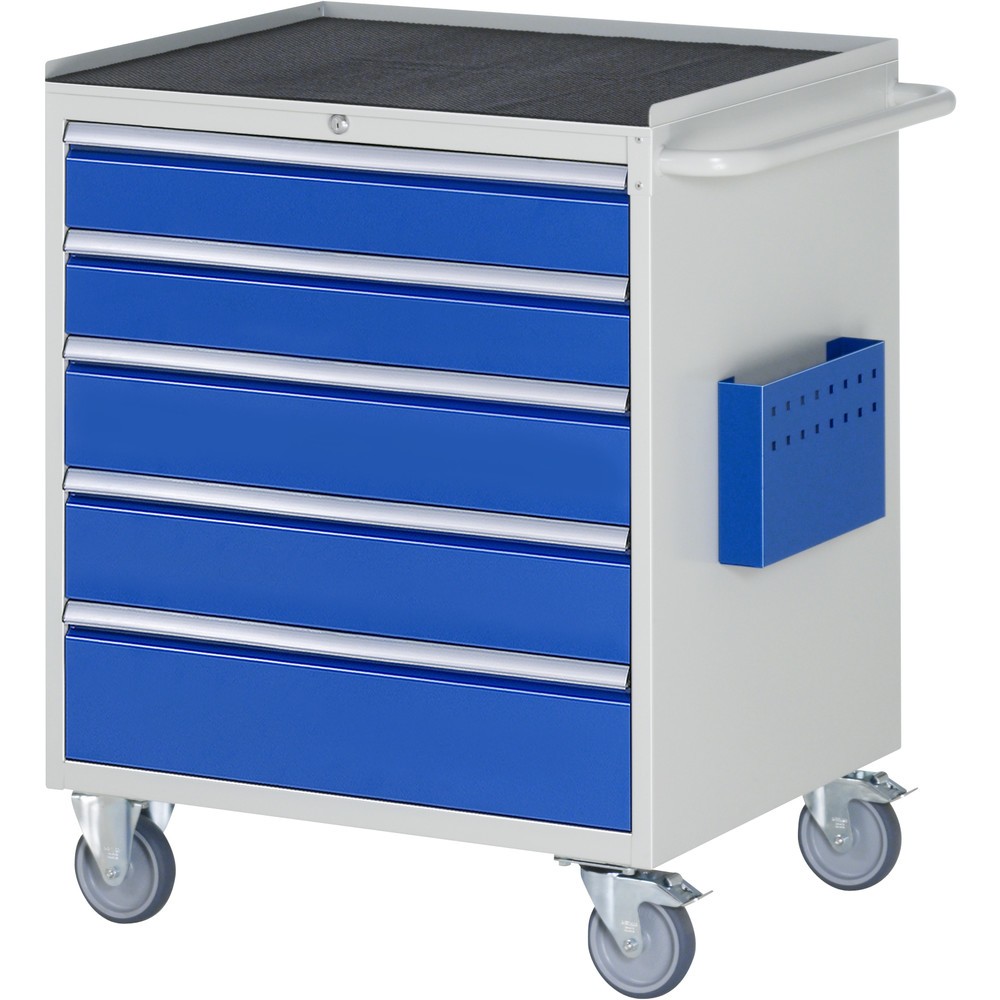 Product afbeelding: RAU gereedschapswagen serie 7000, h x b x d 975 x 770 x 650 mm, met 5 lades maat XL, metalen bekleding
