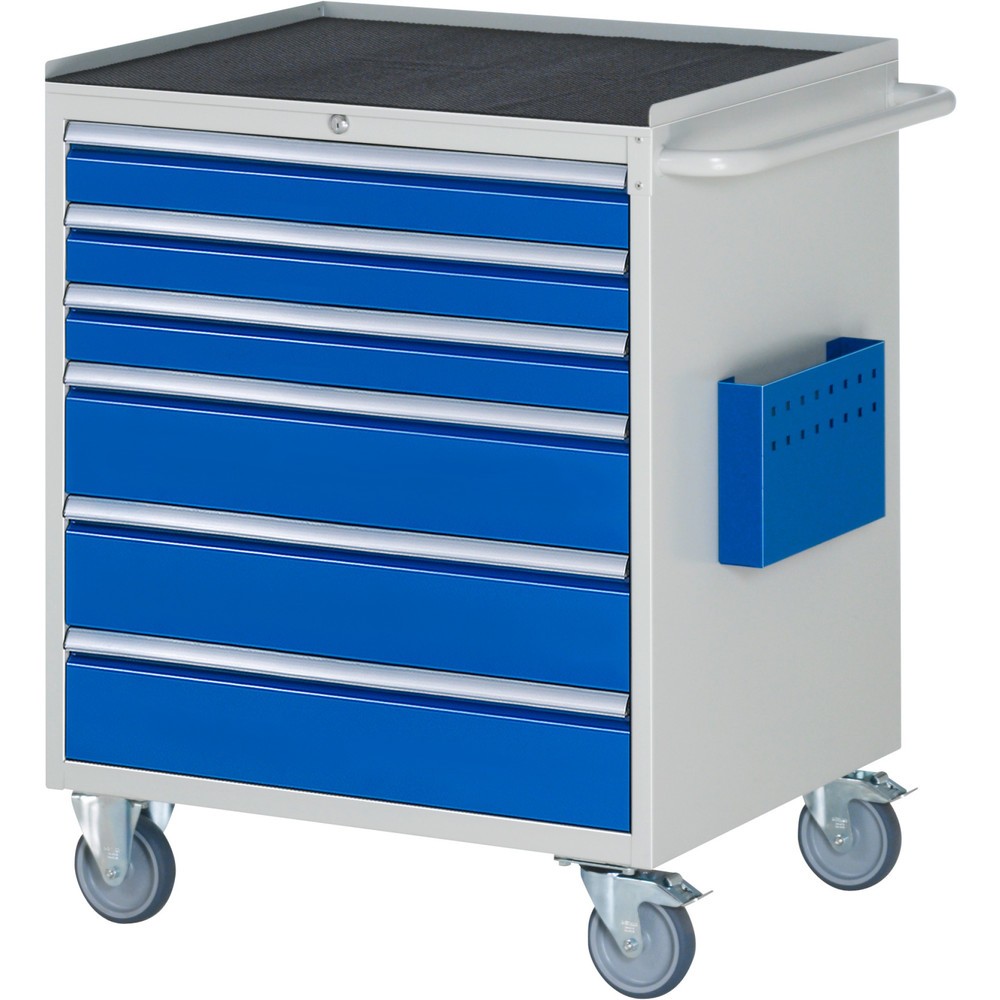 Product afbeelding: RAU gereedschapswagen serie 7000, h x b x d 975 x 770 x 650 mm, met 6 lades maat XL, metalen bekleding
