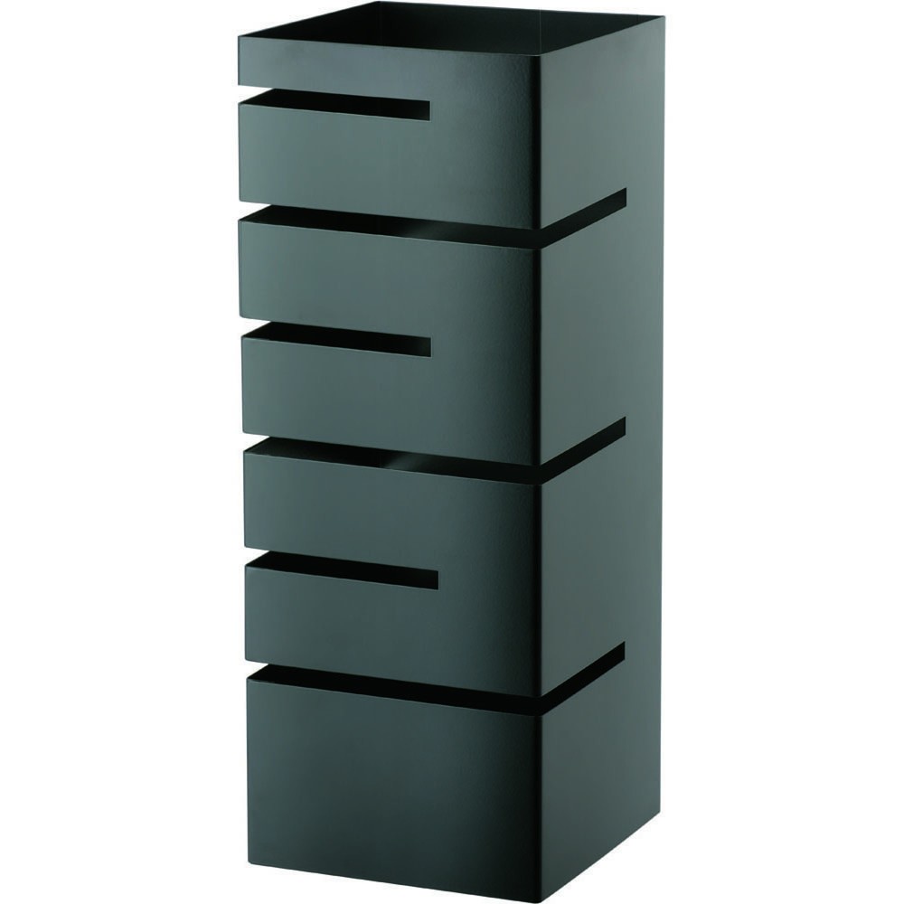 Illustration du produit: Montant de buffet Stalgast bas, inserts inclinés, 150 x 150 x 355 mm (L x P x H), noir