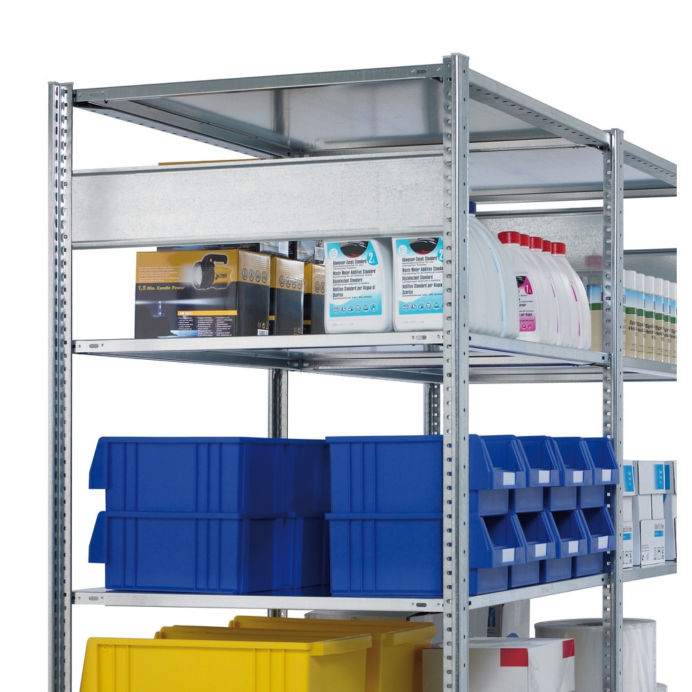 Immagine del prodotto n. 2: Montante longitudinale per scaffalature a ripiani SCHULTE, zincato, larghezza 750 mm, adatto per scaffalature MULTIplus250/330