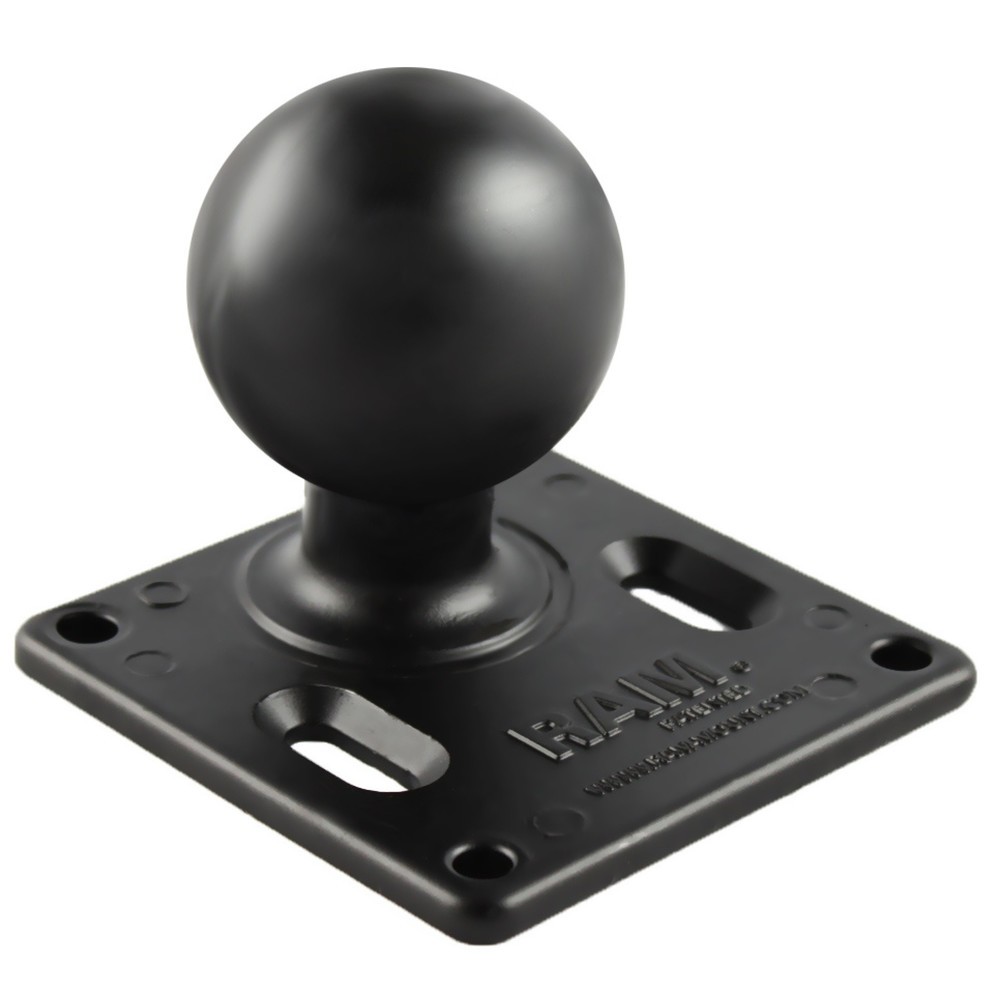 N° de l'image du produit 1 : Supports RAM Plaque VESA (3.625" x 3.625") pas 75 x 75 mm, D-ball (2.25") dans Polybag