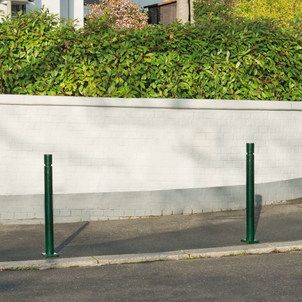 Produktabbildung Nr. 3: MORAVIA CITY-Poller FLEX, zum Aufdübeln, aus TPU, HxØ 1.000 x 80 mm, grün