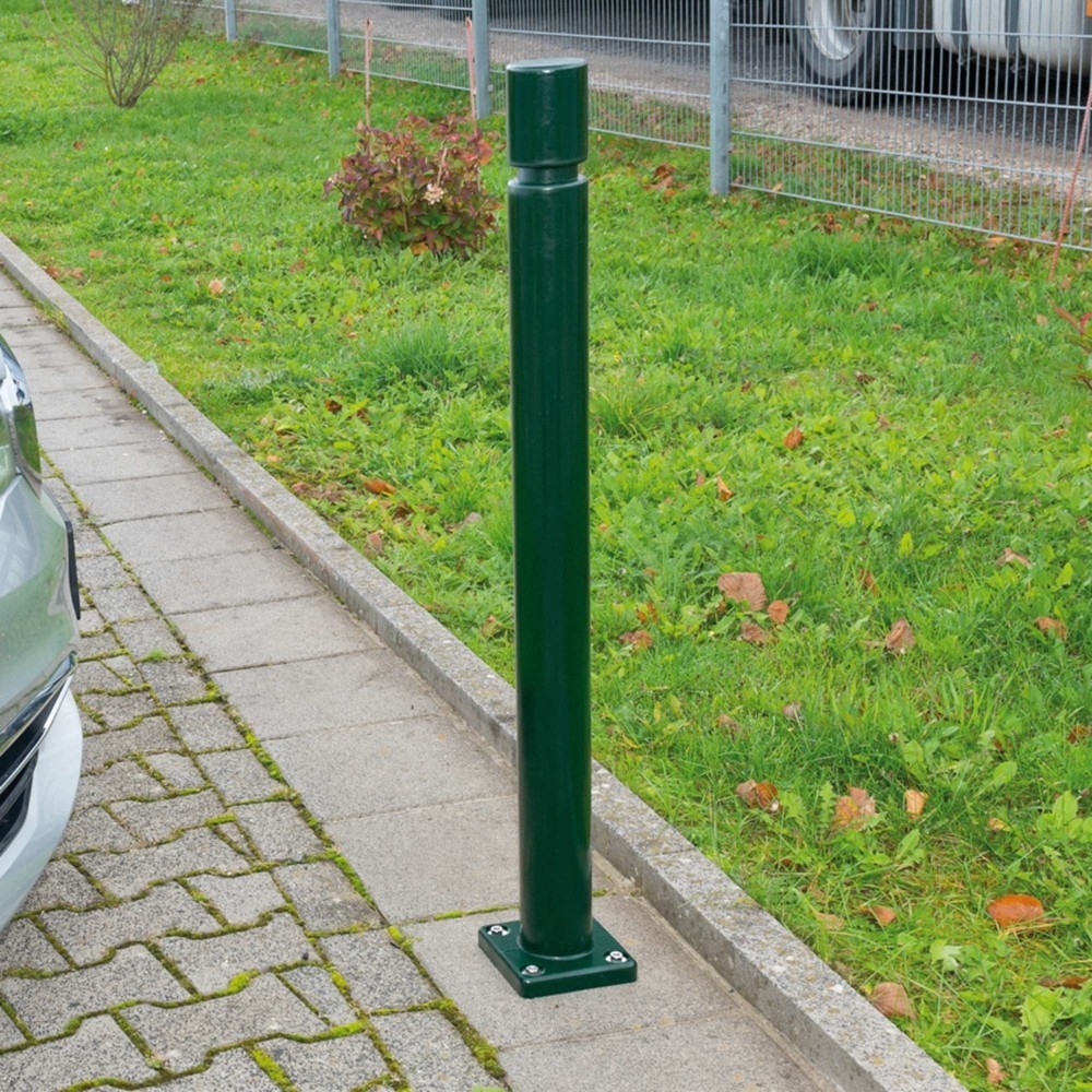 Produktabbildung Nr. 6: MORAVIA CITY-Poller FLEX, zum Aufdübeln, aus TPU, HxØ 1.000 x 80 mm, grün