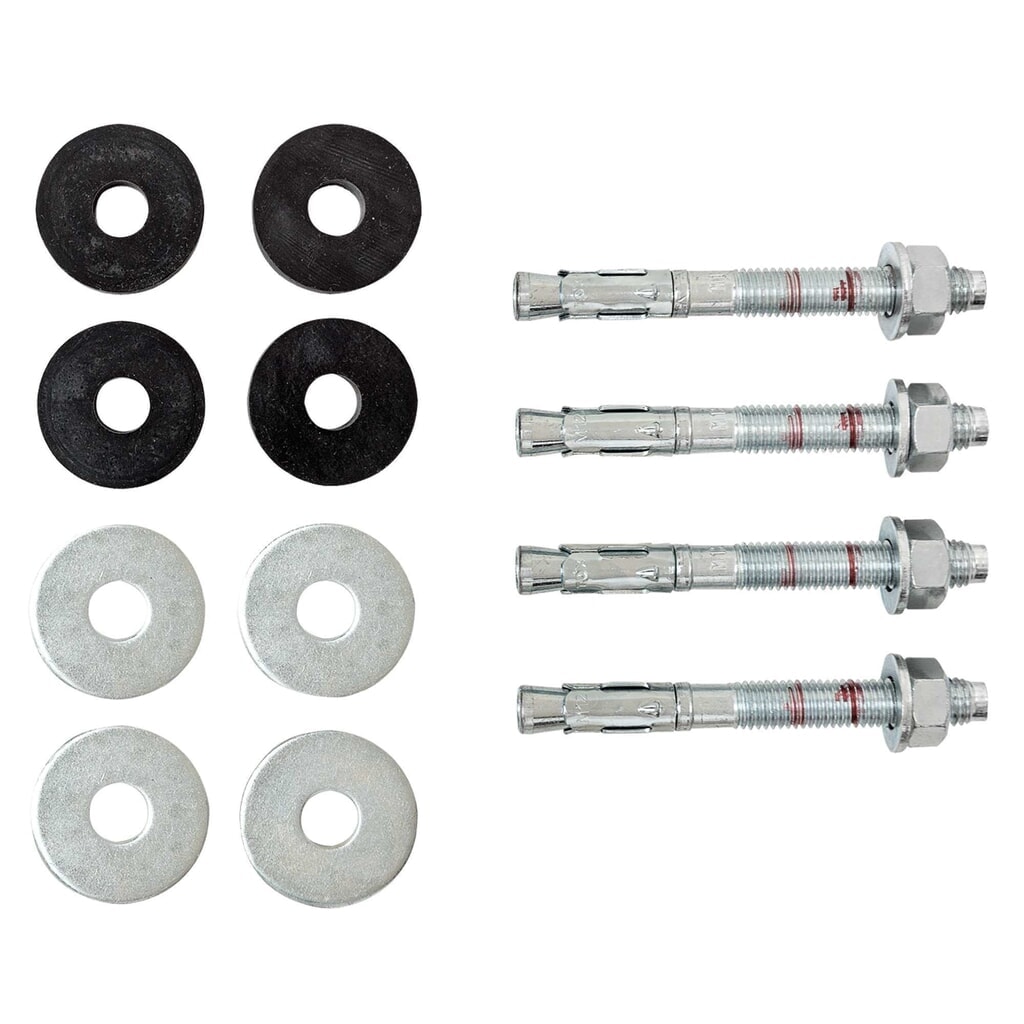 MORAVIA Durchsteckanker FLEX für Betonböden, 4er-Set, ØxL12 x 110 mm, mit Gummipuffern Ø 40 mm, inkl. Unterlegscheiben und Muttern Produktabbildung Nr. 4: MORAVIA Durchsteckanker FLEX für Betonböden, 4er-Set, ØxL12 x 110 mm, mit Gummipuffern Ø 40 mm, inkl. Unterlegscheiben und Muttern