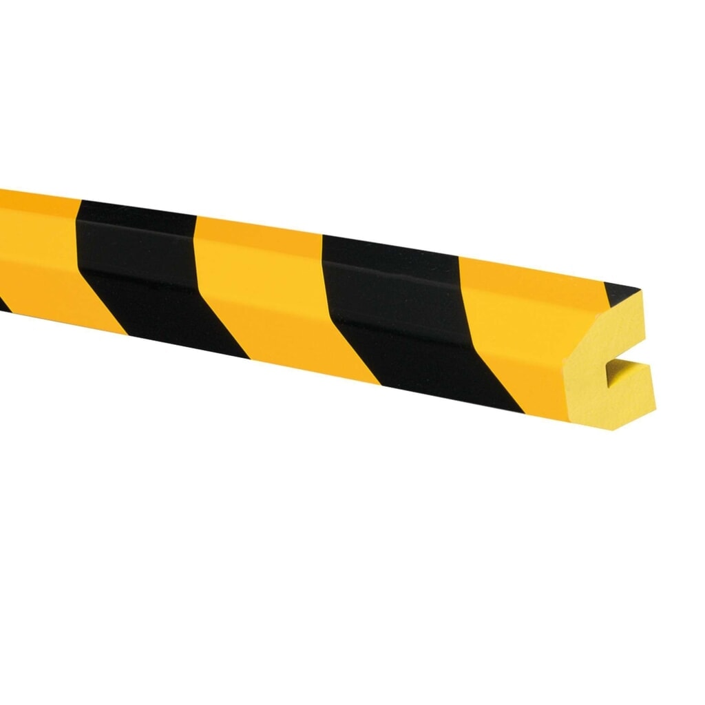 MORAVIA Prallschutz für Kanten, trapezförmig, zum Aufstecken, HxB 36 x 40 mm, Länge 1 m Produktabbildung: MORAVIA Prallschutz für Kanten, trapezförmig, zum Aufstecken, HxB 36 x 40 mm, Länge 1 m