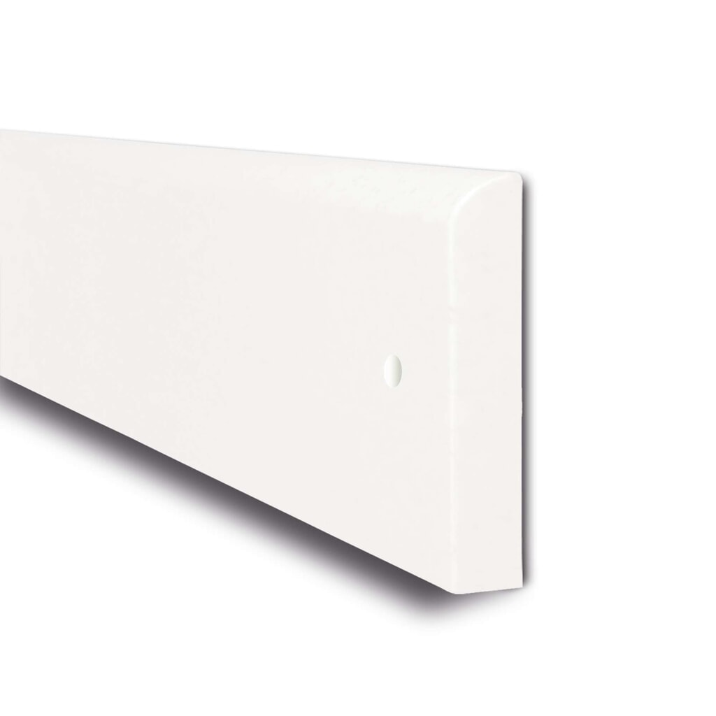 Produktabbildung: MORAVIA Prallschutz für Wände, zum Montieren, HxB 150 x 10 mm, Länge 2.060 mm, weiß