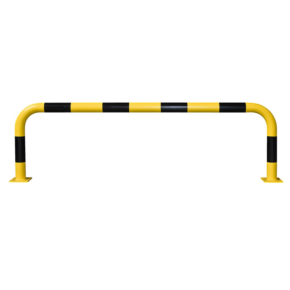Produktabbildung: MORAVIA Rammschutzbügel, Außenbereich, HxL 600 x 2.000 mm, Ø 76 mm