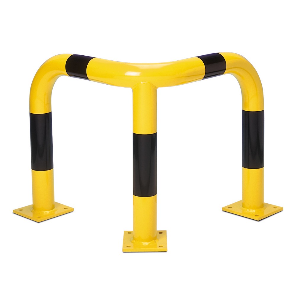 Produktabbildung: MORAVIA Rammschutzbügel,  Außenbereich, winkelförmig, winkelförmig, HxT 600 x 600 mm