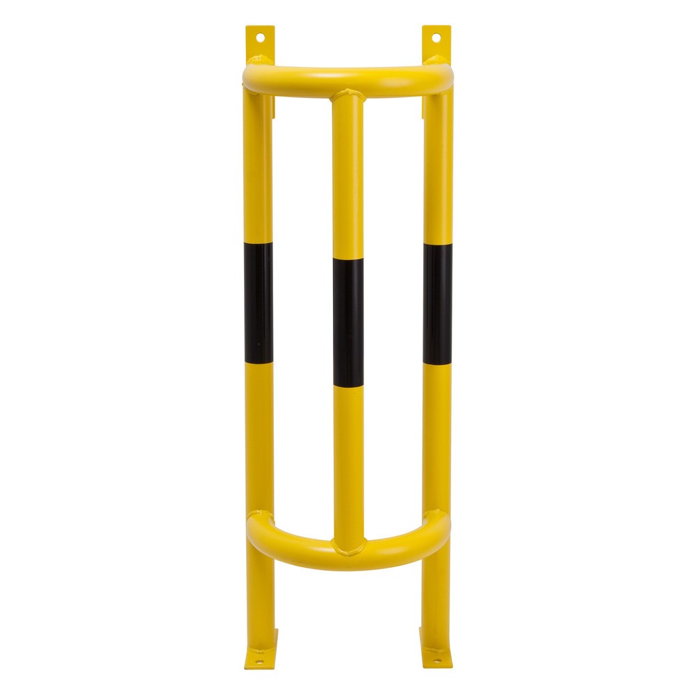 Produktabbildung: MORAVIA Rammschutzbügel für Rohre, Außenbereich, winkelförmig, HxT 1.000 x 350 mm