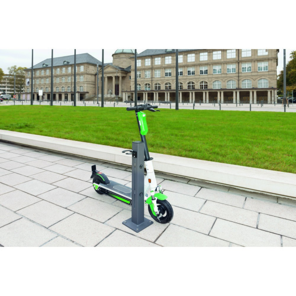 Produktabbildung Nr. 3: MORAVIA Scooter-Parker, 2 Einstellplätze, höhenverstellbare Halteschellen