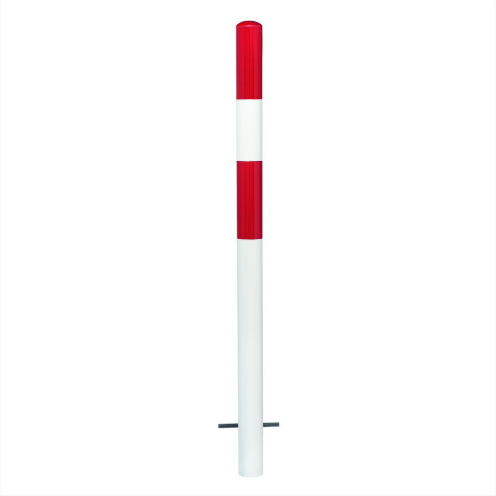 Produktabbildung Nr. 1: MORAVIA Sperrpfosten MORION, feststehend, Rundrohr Ø 76 mm, feuerverzinkt & lackiert, zum Einbetonieren, ohne Kettenöse