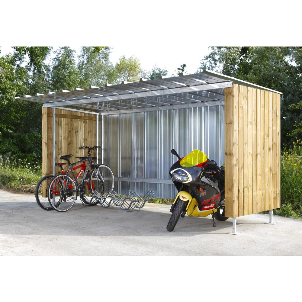 Illustration du produit: MOTTEZ Abri extérieur pour vélos, motos