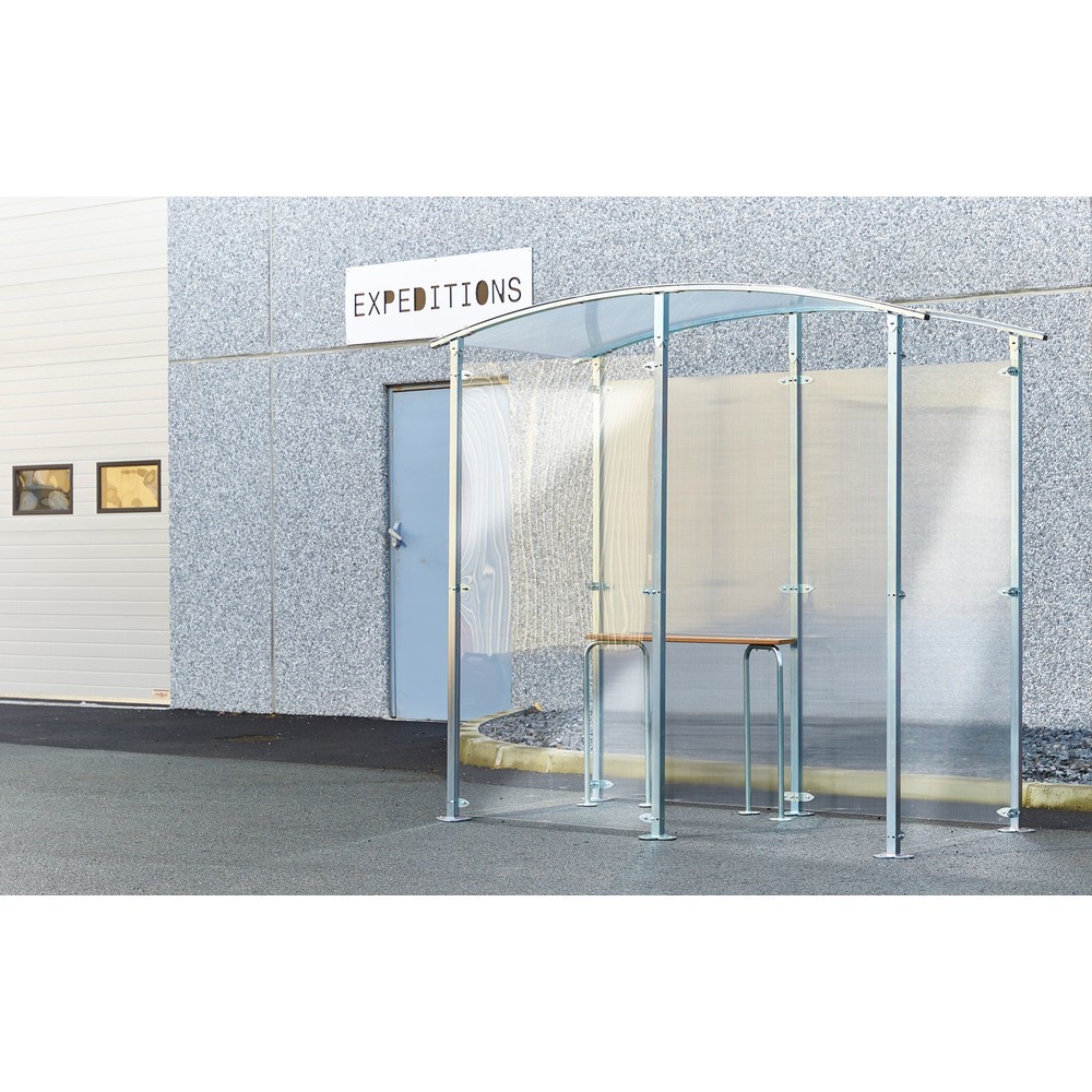 Illustration du produit: MOTTEZ Abri métallique galvanisé 2m², version isolée