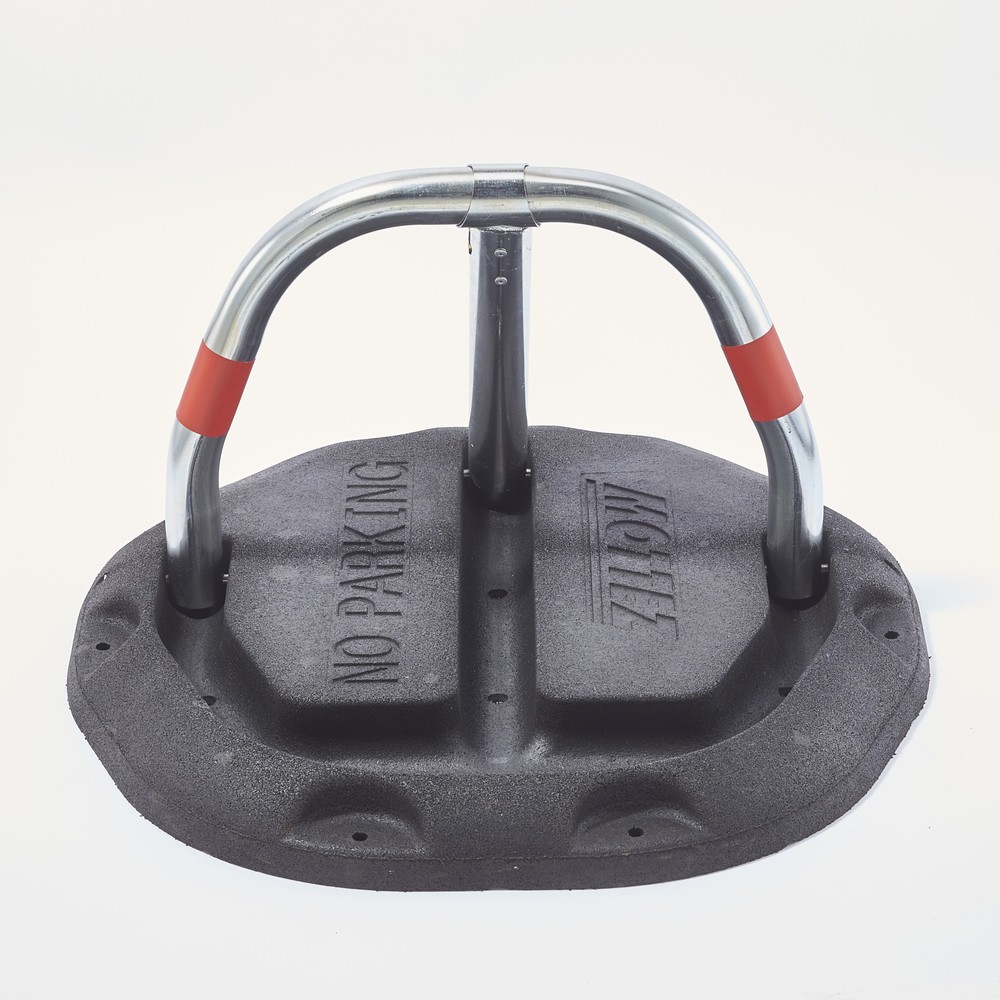 N° de l'image du produit 14 : MOTTEZ Barrière de parking en caoutchouc moulé avec serrure