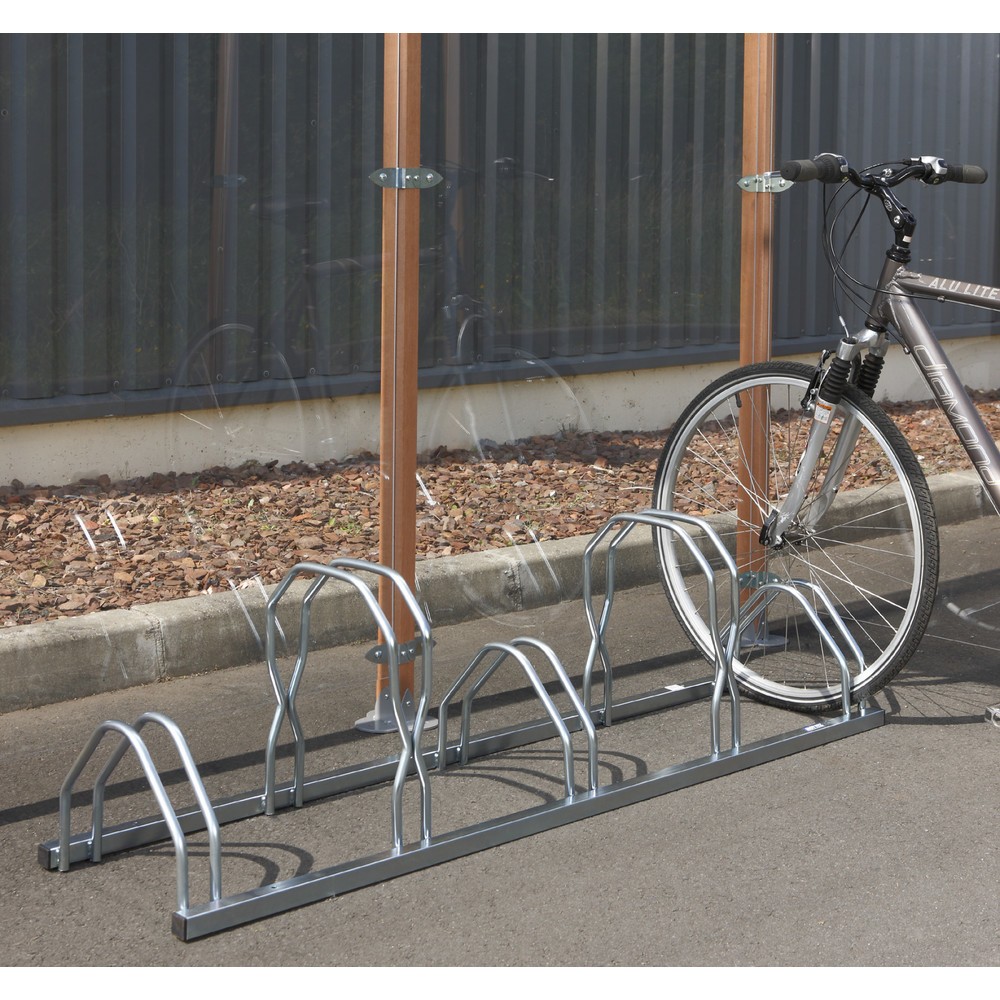 Produktabbildung Nr. 2: MOTTEZ Fahrradständer für 5 Fahrräder, 2 Ebenen