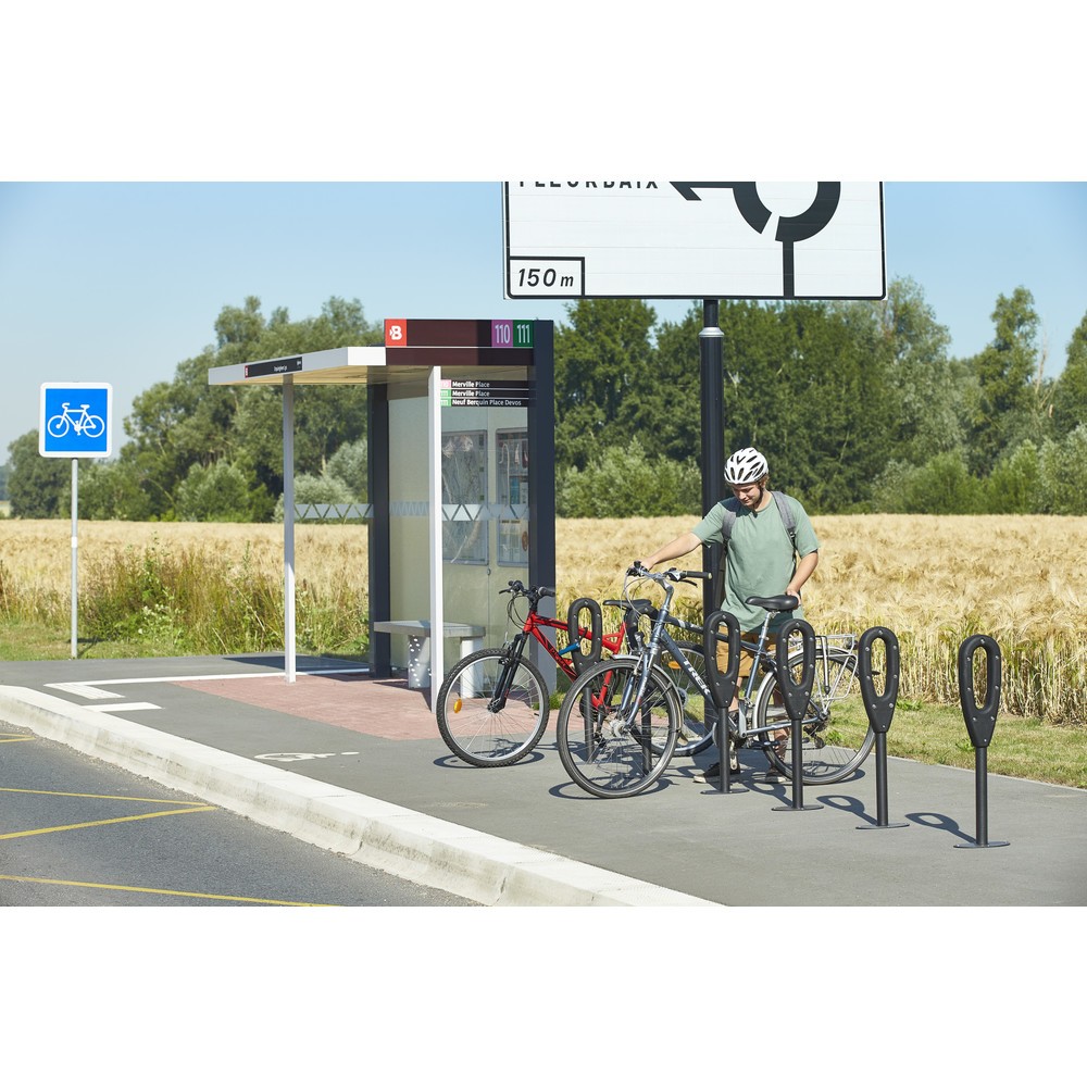 Productafbeelding nr. 7: MOTTEZ paal voor 2 fietsen, lengte 260 mm