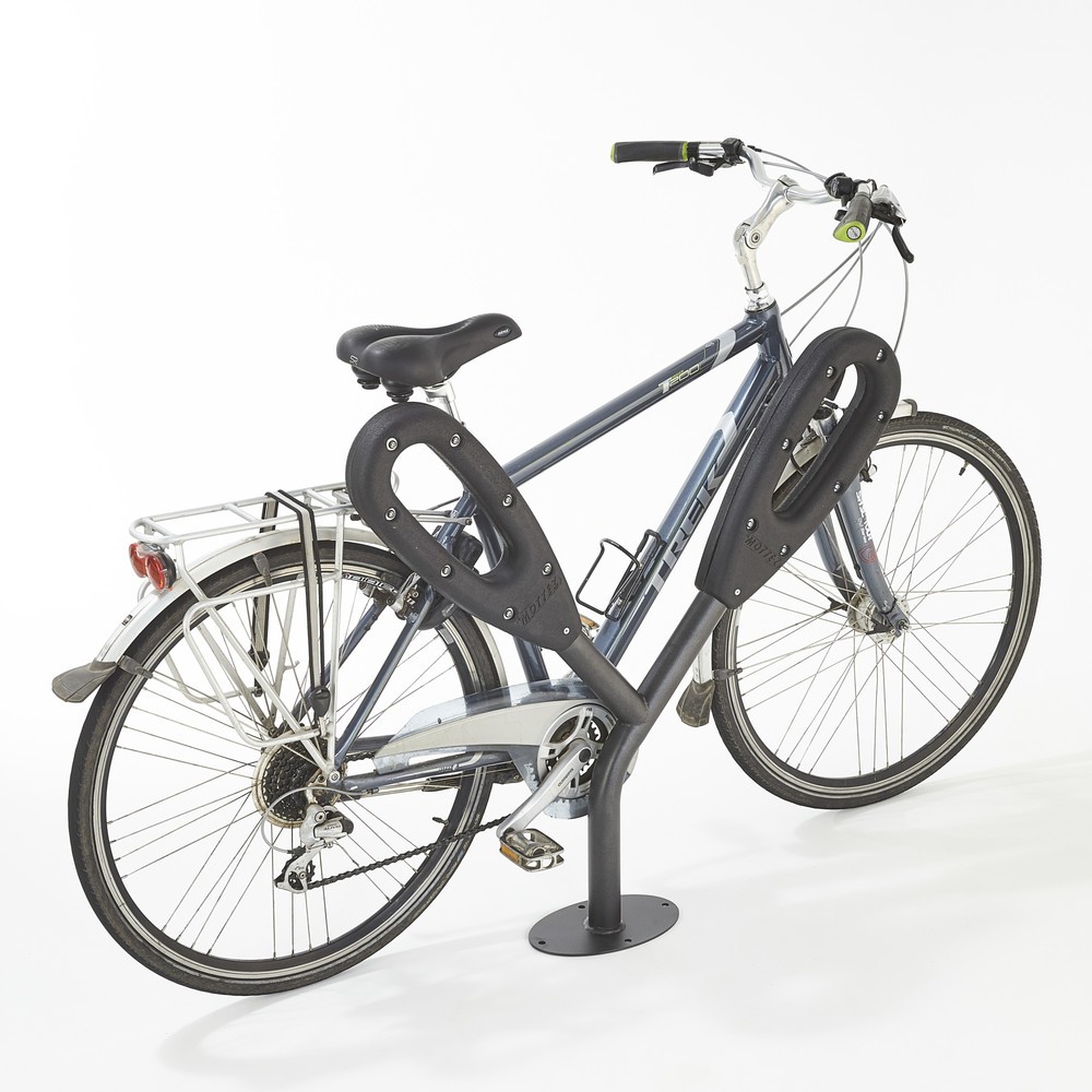 Produktabbildung Nr. 3: MOTTEZ Pfosten für 2 Fahrräder, Länge 950 mm