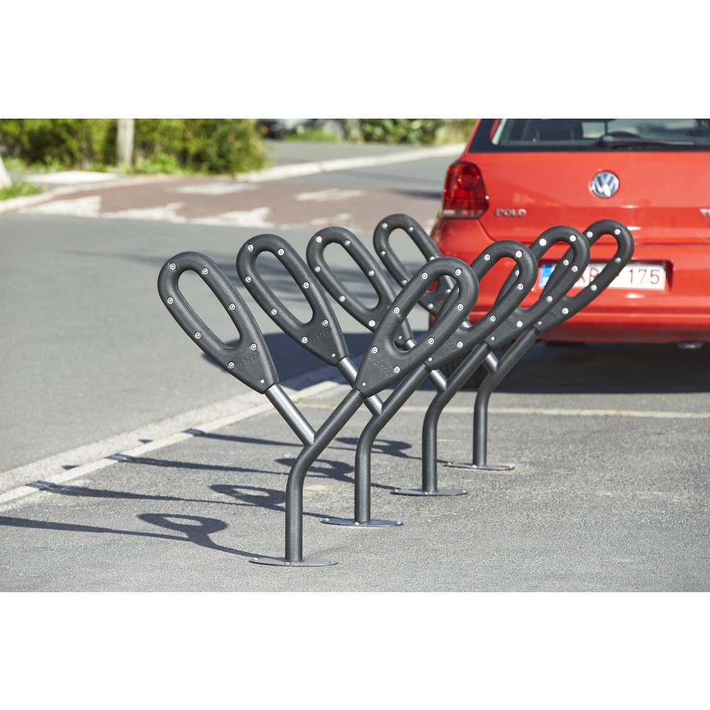 Produktabbildung Nr. 5: MOTTEZ Pfosten für 2 Fahrräder, Länge 950 mm