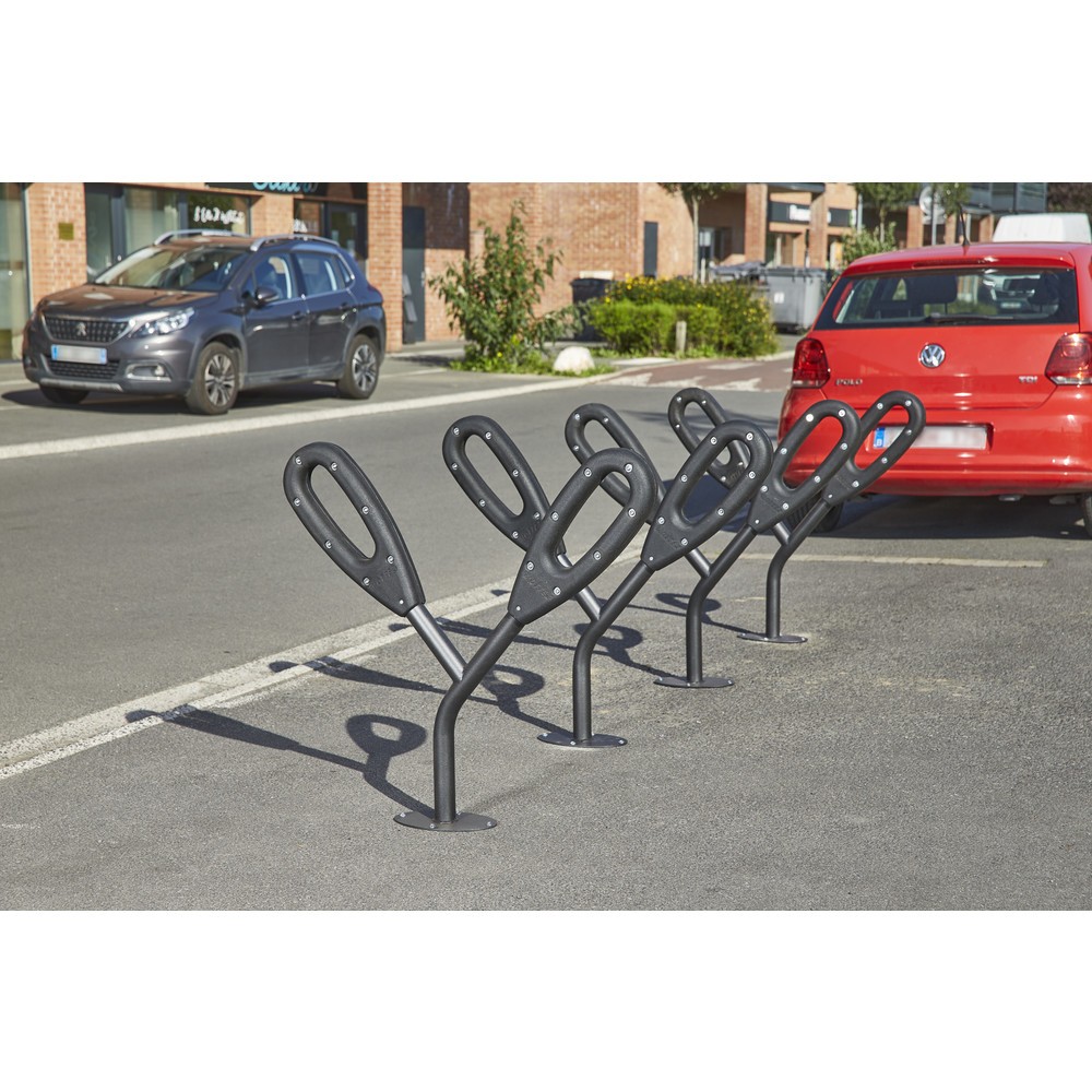 Produktabbildung Nr. 11: MOTTEZ Pfosten für 2 Fahrräder, Länge 950 mm