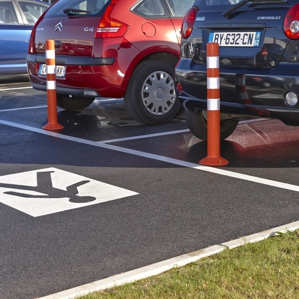 N° de l'image du produit 3 : MOTTEZ Poteau de signalisation à fixer, hauteur 800 mm