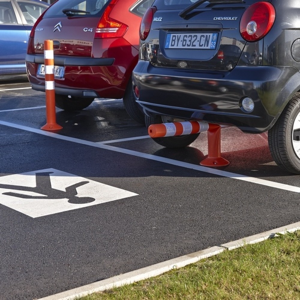 N° de l'image du produit 4 : MOTTEZ Poteau de signalisation à fixer, hauteur 800 mm