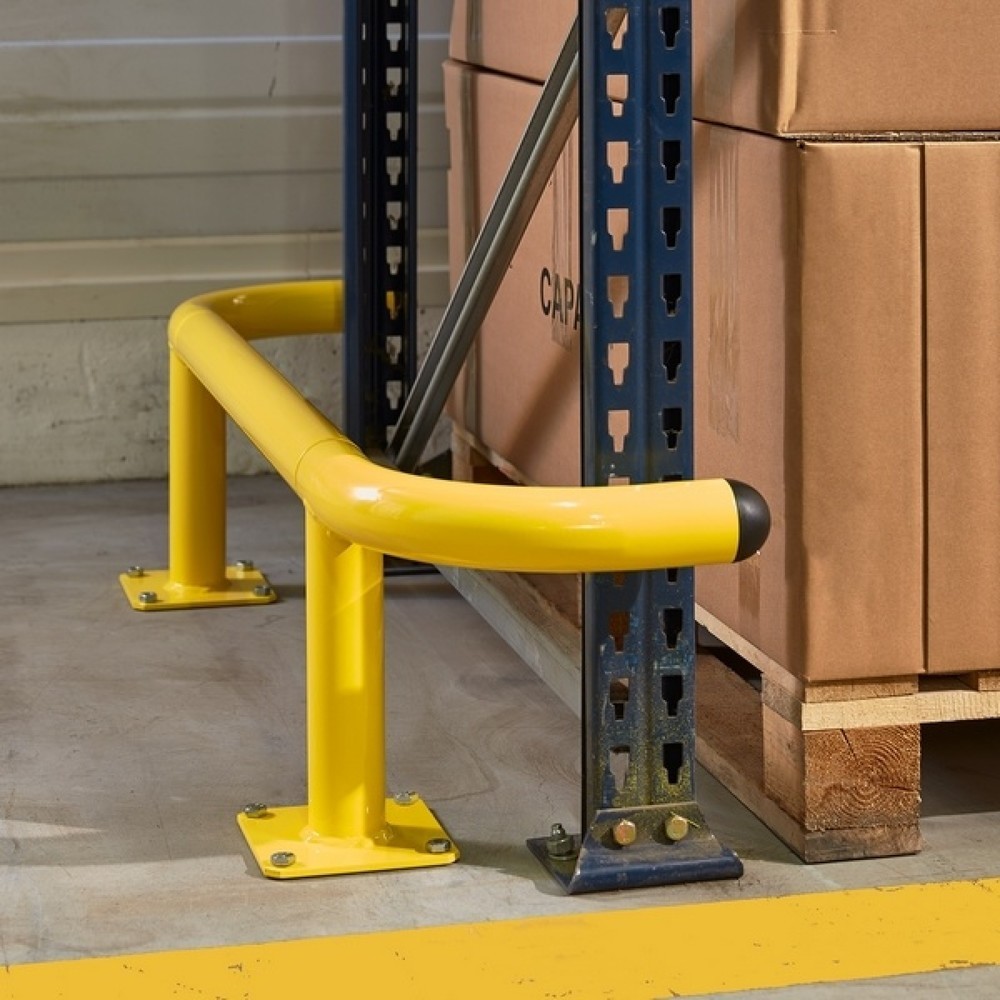 Produktabbildung Nr. 3: MOTTEZ Rammschutzbügel, Innenbereich, HxL 300 x 1.280 mm, gelb