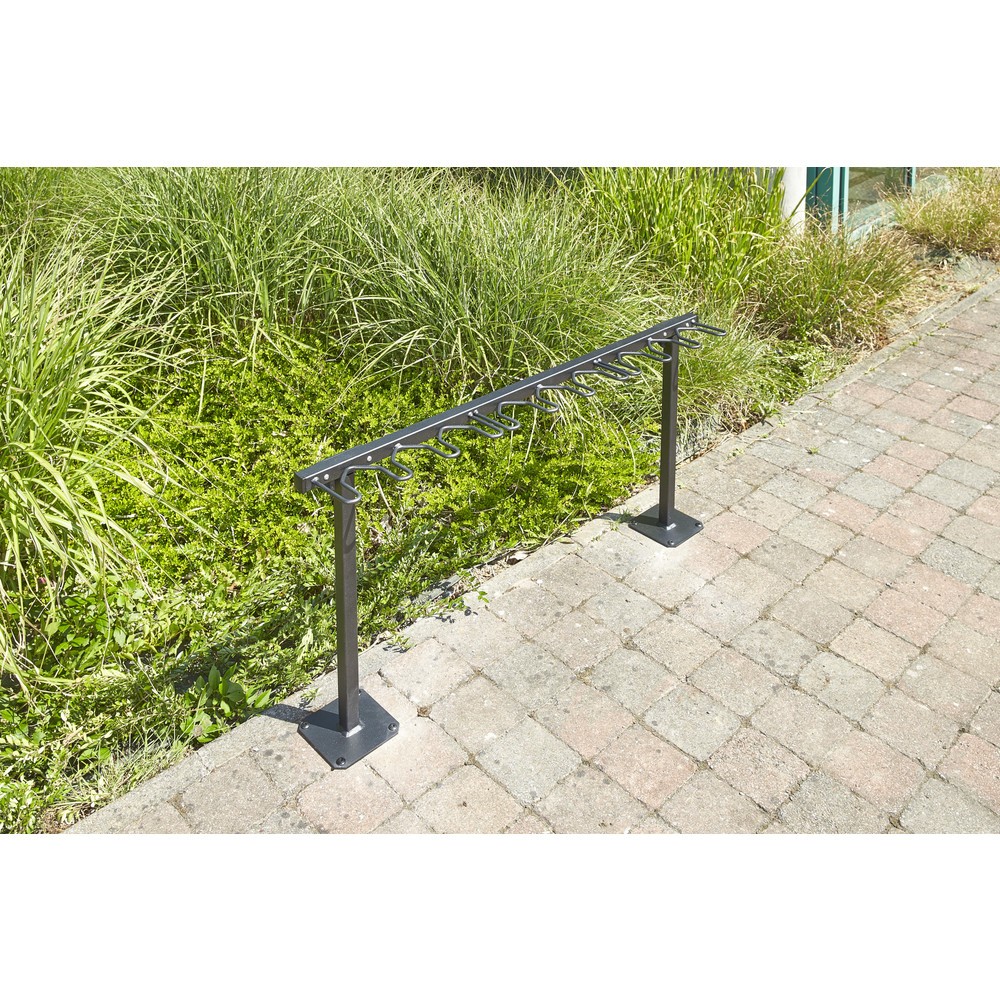 N° de l'image du produit 4 : MOTTEZ Range trottinettes 9 places, côte à côte