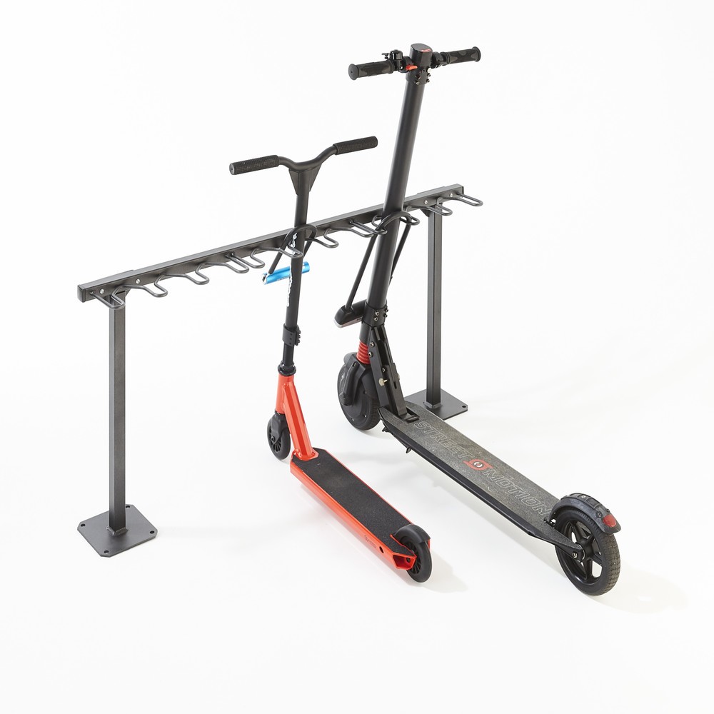 N° de l'image du produit 7 : MOTTEZ Range trottinettes 9 places, côte à côte
