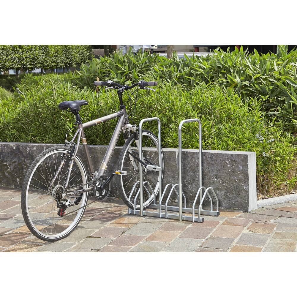 N° de l'image du produit 2 : MOTTEZ Râtelier à vélos pour 3 vélos avec 2 arceaux