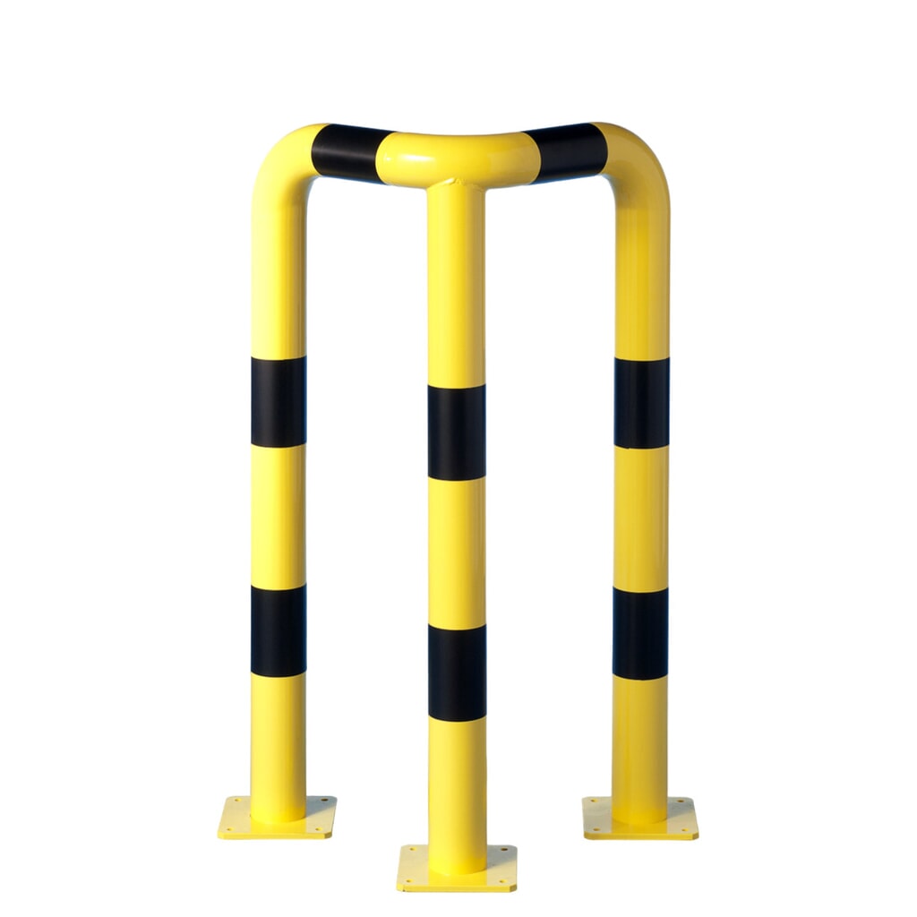 MOTTEZ Rammschutzbügel, Innenbereich, winkelförmig, HxT 1.200 x 640 mm Produktabbildung: MOTTEZ Rammschutzbügel, Innenbereich, winkelförmig, HxT 1.200 x 640 mm
