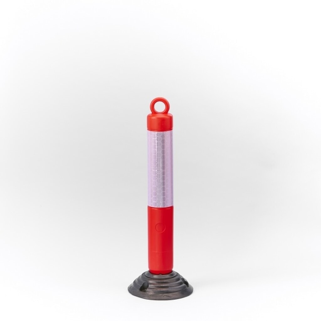 Produktabbildung: MOTTEZ Signalpoller auf flexibler Grundplatte, Höhe 920 mm