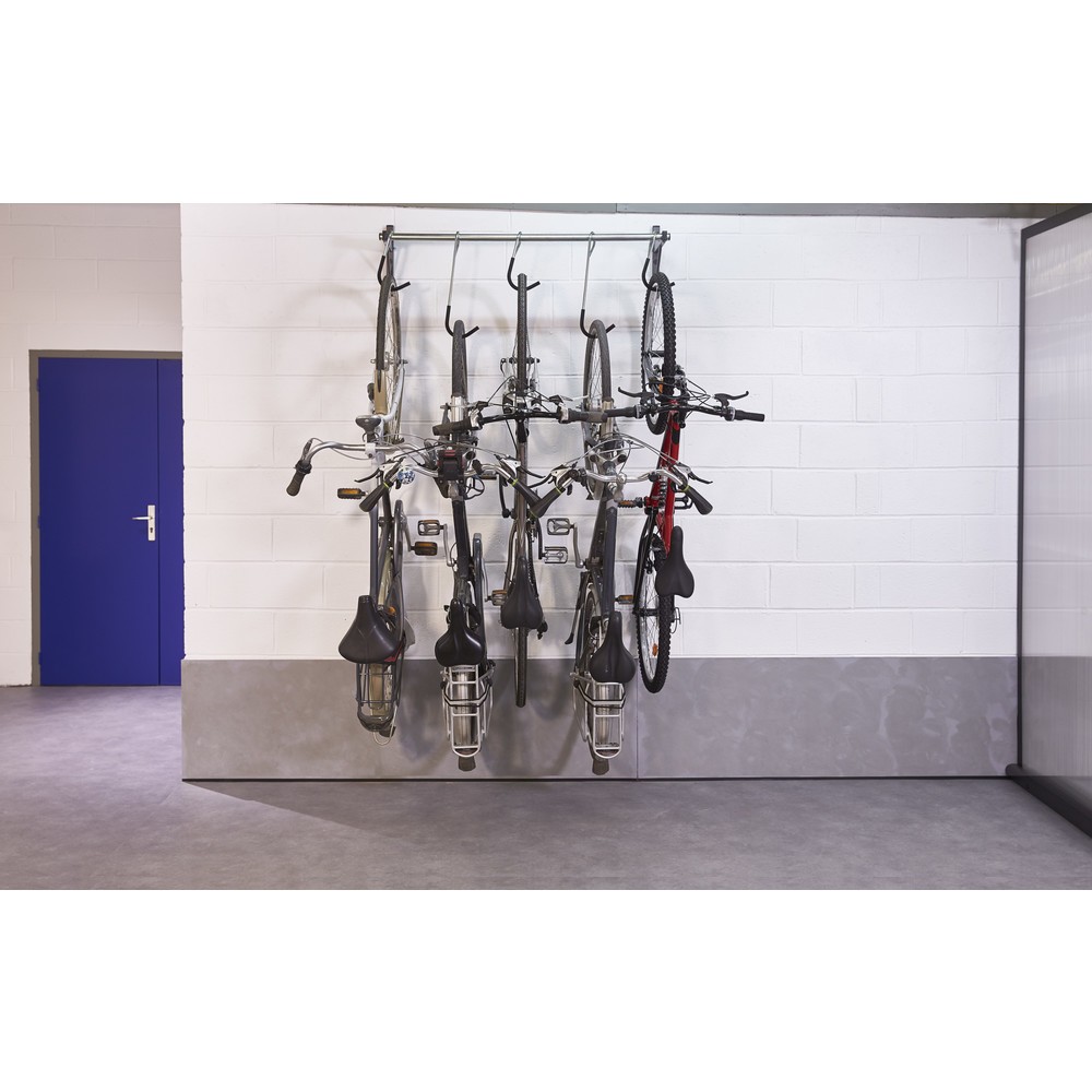 N° de l'image du produit 13 : MOTTEZ Support mural coulissant pour 5 vélos