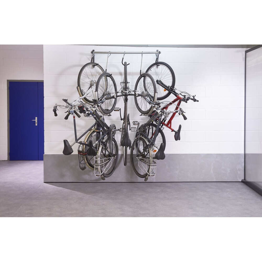 Productafbeelding nr. 5: MOTTEZ verschuifbare muurbeugel voor 5 fietsen