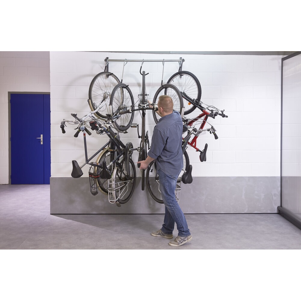 Productafbeelding nr. 8: MOTTEZ verschuifbare muurbeugel voor 5 fietsen