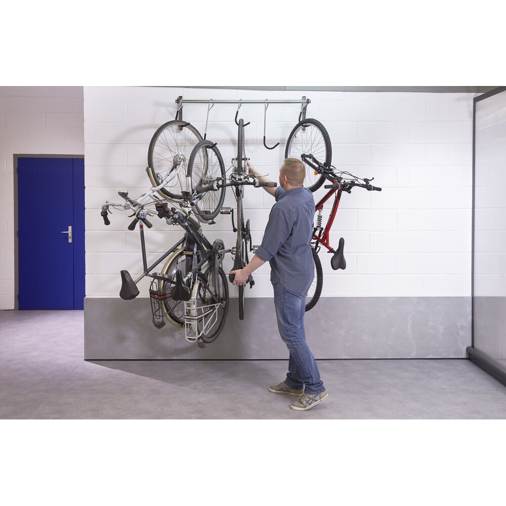Productafbeelding nr. 9: MOTTEZ verschuifbare muurbeugel voor 5 fietsen