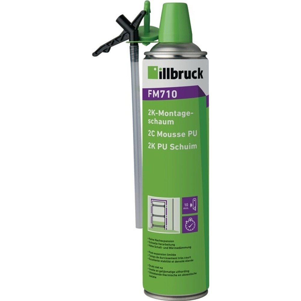 Illustration du produit: Mousse de fixation ILLBRUCK 2K FM710 400 ml B2 vert
